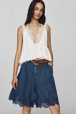 Long Lace Shorts | Anthropologie (US)