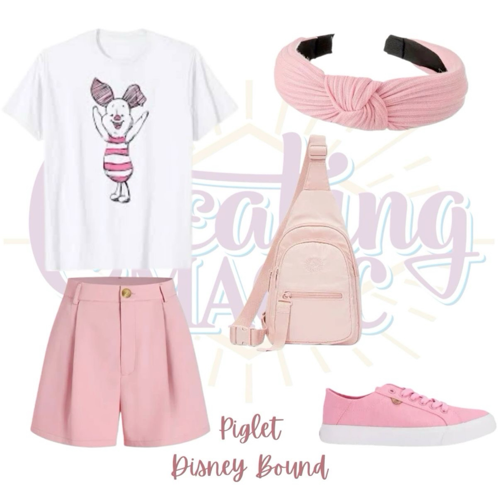Get ready with Pooh and friends to head to Disney in this Piglett inspired look

#LTKmidsize