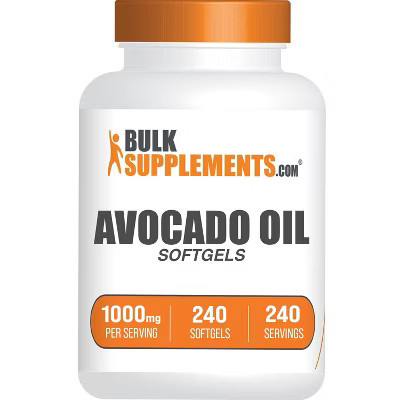 BulkSupplements Avocado Oil Softgels 240 Softgels | Target
