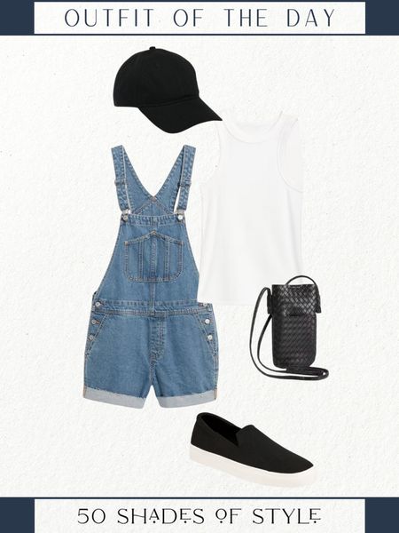 Sharing this adorable casual weekend look that is so fun and affordable. 

Denim shorts overalls, old navy casual style, weekend overalls outfit, old navy denim style

#LTKFindsUnder50 #LTKStyleTip
