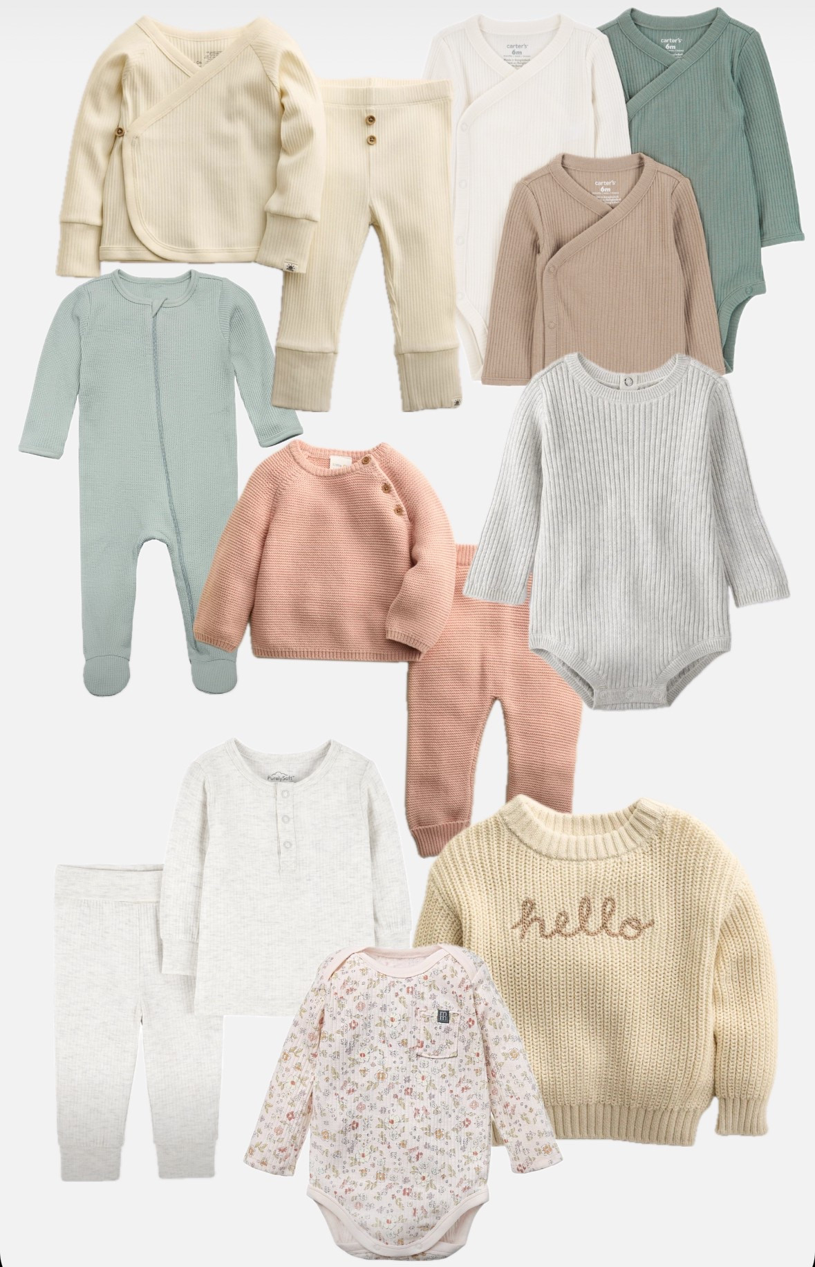 The perfect cozy outfits for newborn photos or bringing home baby from the hospital. Obsessed with that “hello” knit sweater

#LTKBaby #LTKKids #LTKBump