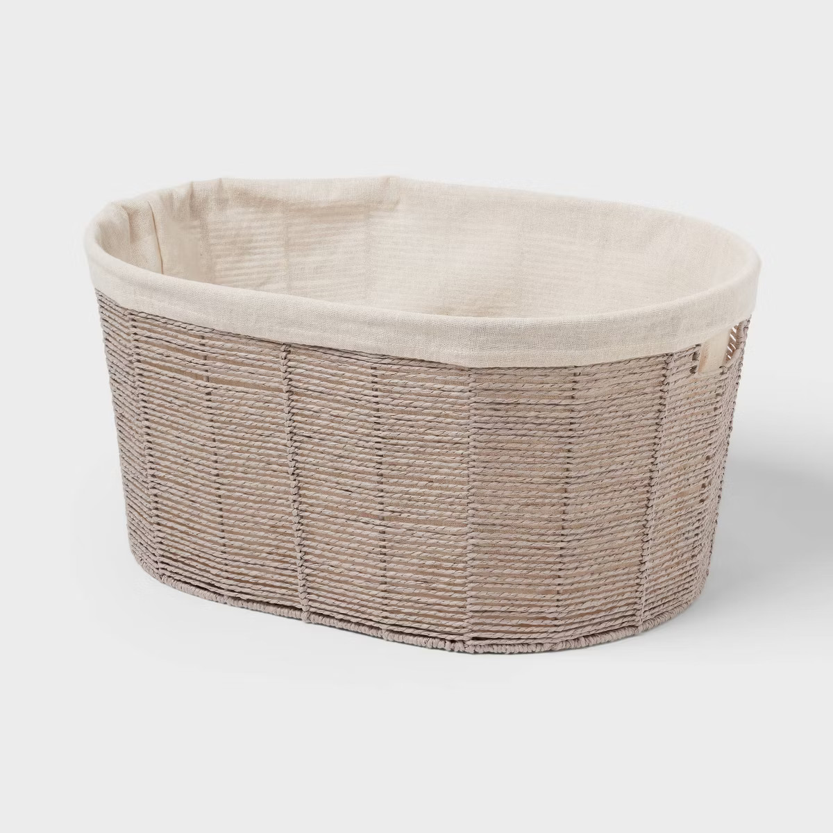 Twisted Paper Rope Oval Laundry Basket - Brightroom™ | Target