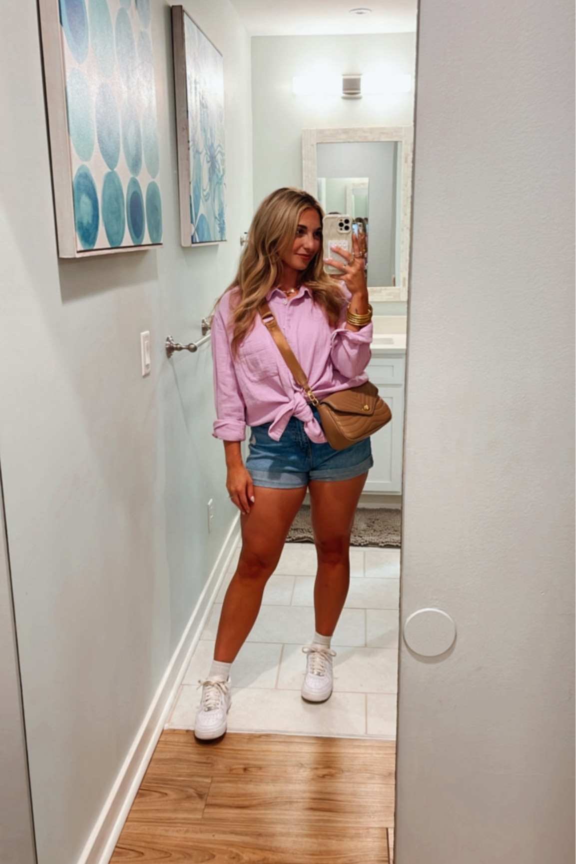 Jeans are old, I linked similar ones. Wearing a size small in this top 🌸

#LTKSeasonal #LTKfindsunder50