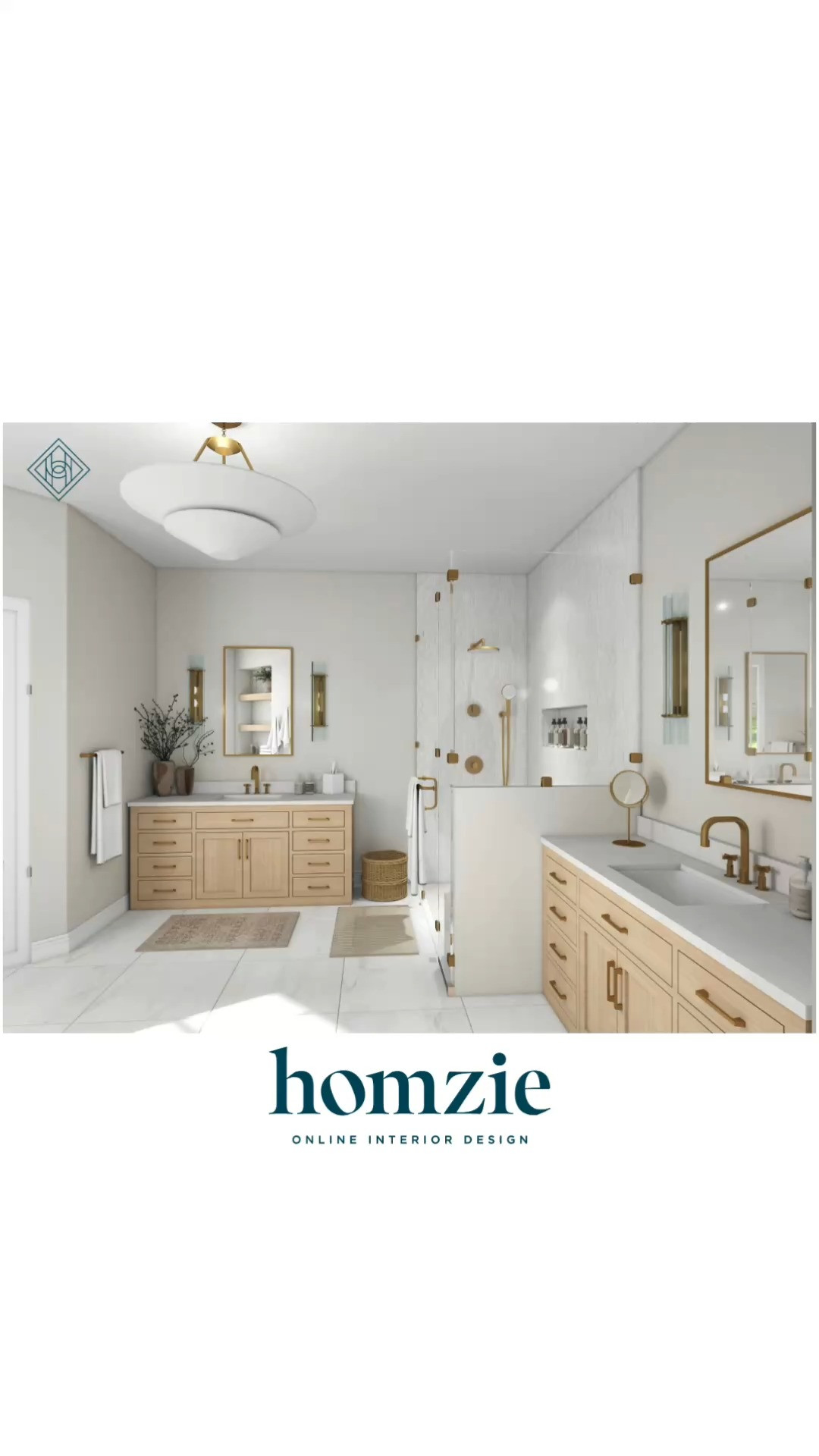 Light & airy neutral master bathroom design featuring wood vanities, lighting, wall art, decor. etc.

#LTKHome #LTKFinds #LTKFavorites #HomeStyleDaily 

 #LTKHome
