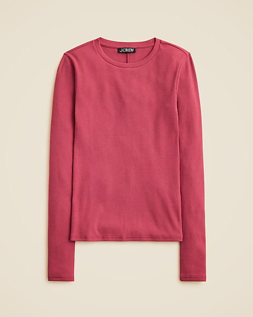 Perfect rib long-sleeve T-shirt | J. Crew US