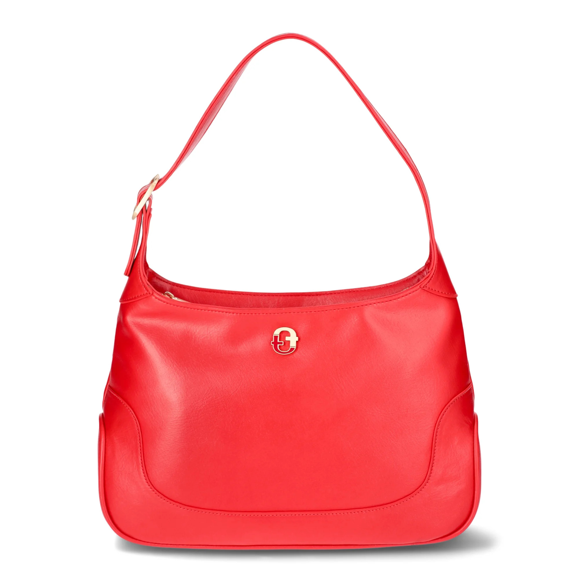 Time and Tru Women’s Nova Shoulder Bag, Fiesta Red - Walmart.com | Walmart (US)