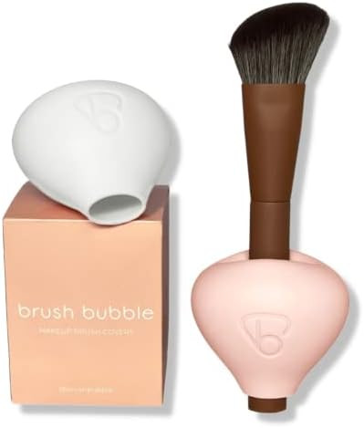 Original Brush Bubble Makeup Brush Holders. A Storage & Travel Organizer Case for Brushes. Pink &... | Amazon (US)