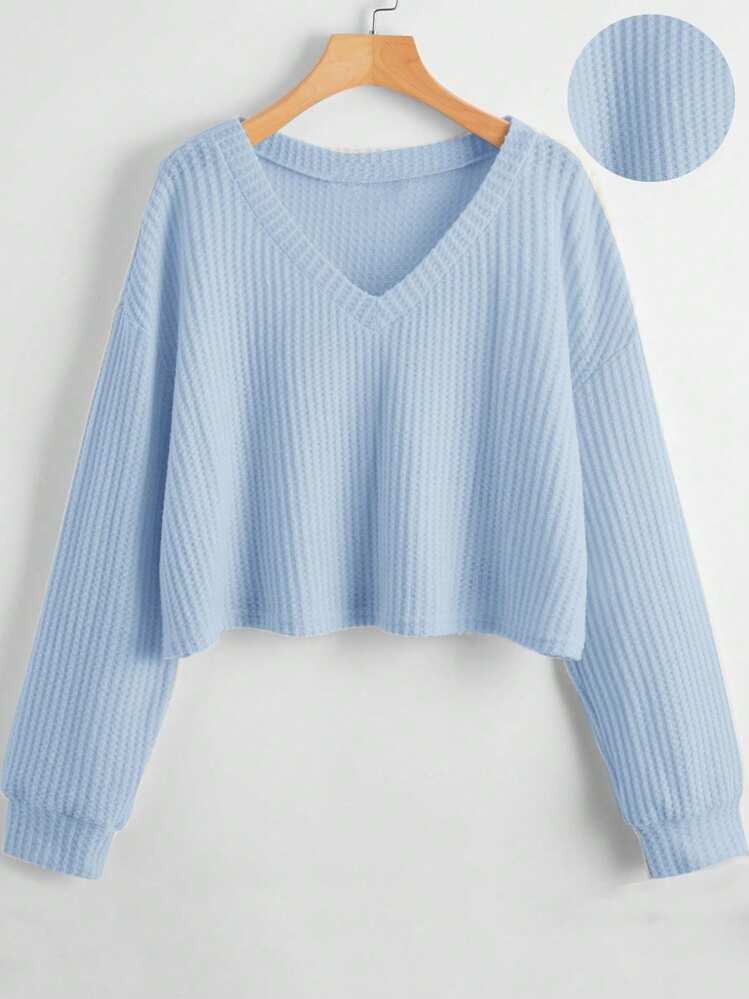 Baby Blue Top | SHEIN