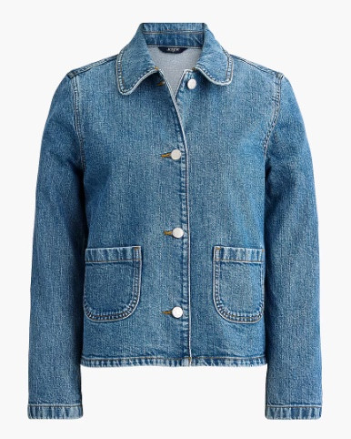 Denim shirt jacket
Spring outfit 

#LTKSaleAlert #LTKSeasonal