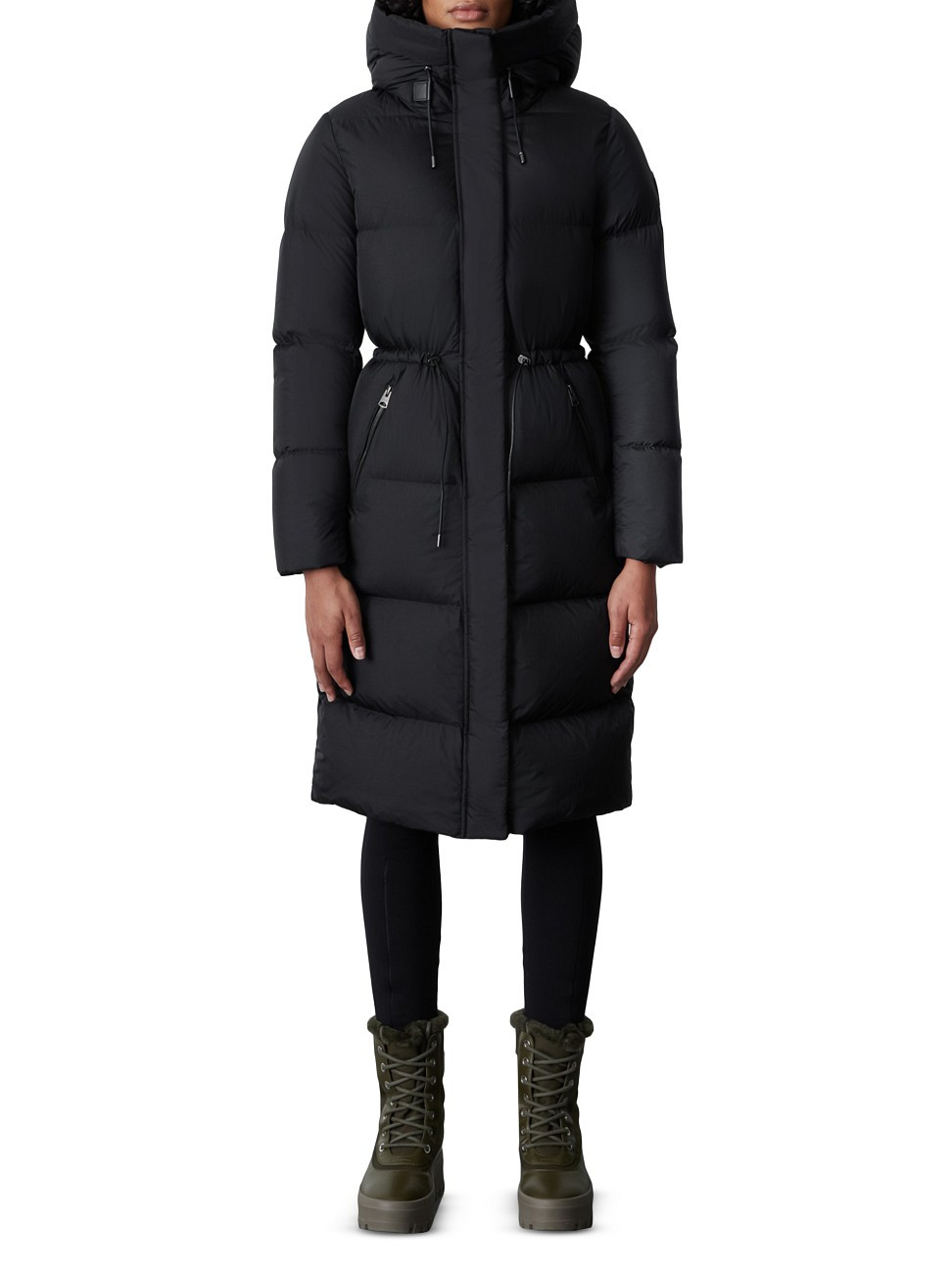 Women's Ishani Down Quilted Parka - Black - Size Medium | Saks Fifth Avenue