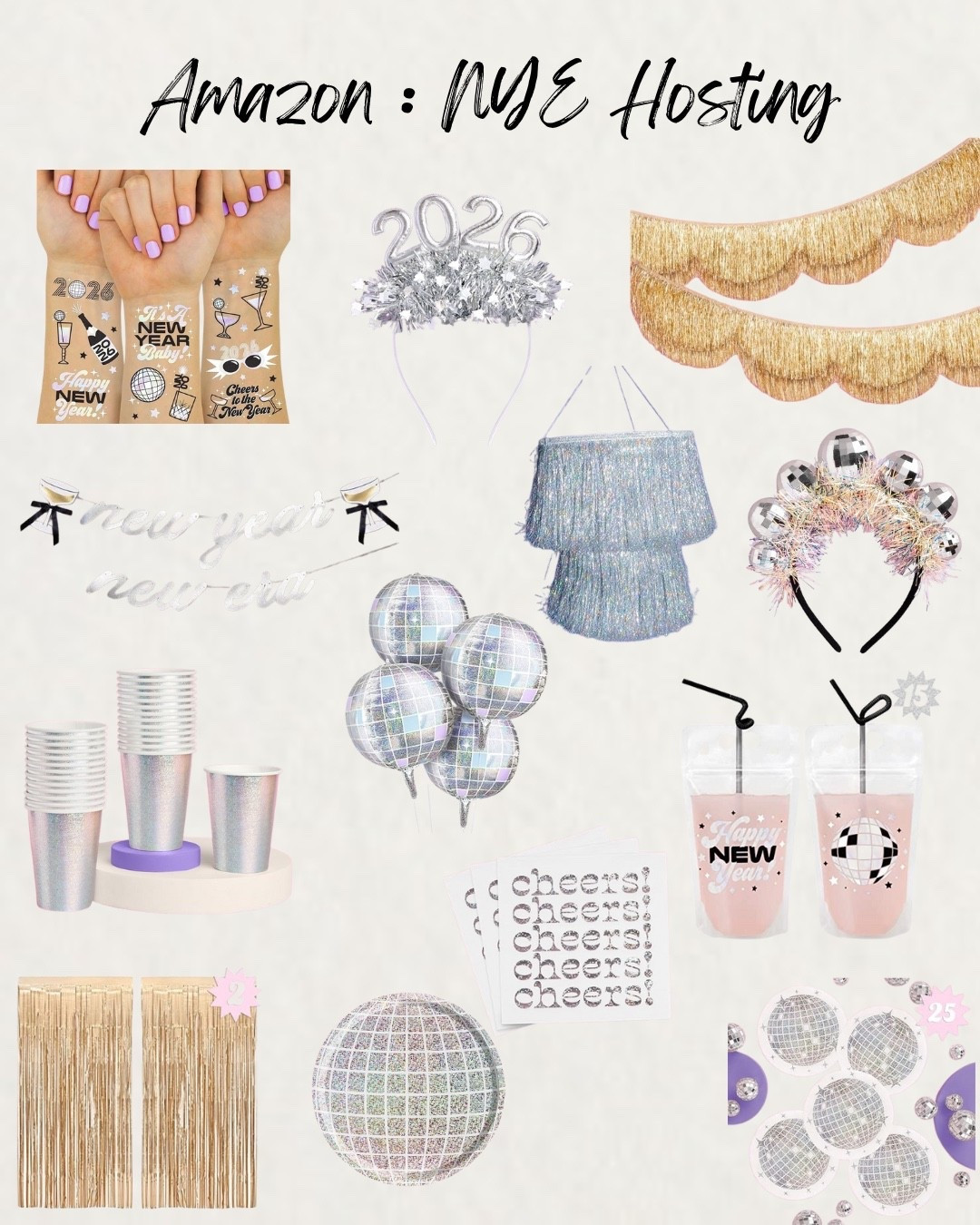 NYE Hosting / Amazon NYE Hosting / New Years Eve Hosting / New Years Eve Party / Amazon New Years Eve

#LTKFindsUnder50 #LTKHoliday #LTKHome