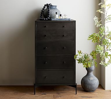 Warren 5-Drawer Tall Dresser | Pottery Barn (US)