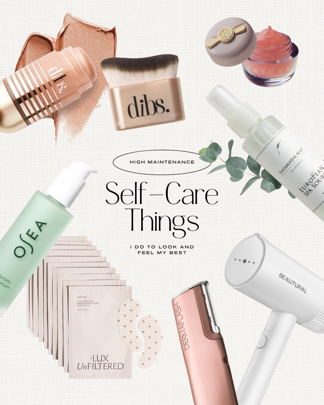Here are some of the high maintenance things I do to look and feel my best! Anti aging hacks. I love these eye patches and gentle exfoliation serum! Bronzing stick in color ‘tan trick’. My lip plumping mask I sleep in every night. I love this eucalyptus shower spray. African net sponges in the shower every day. This is one of the best vibration plates on the market! Matching luggage sets. I use this foot stick on my heels every single night for smooth feet. Love my sneaker spray. Less-toxic self tanners. I use this HA body serum and body oil combo every night before bed!

BOTOX: I go every 3-3.5 months and do the majority of units in my forehead where my muscles are most dominant + some in my crows feet area! 
MICRONEEDLING: I’ve tried SO many different systems but I personally love SkinPen! SkinPen is a type of microneedling. I would find someone on your area who does that. You typically need 4-6 sessions to get the results you’re after and can usually purchase a series of 3 to save a little $$ overall. You space them out a month or so in-between treatments. After you’re done with that initial 4-6 treatments - you can usually move to maintenance (maybe for you that’s twice a year - everyone is different). SkinPen is actually more budget friendly than other systems too. Microneedling RF is all the rage but I would personally stay away from it because it can inadvertently target fat in your face and I don’t have a lot of fat to begin with so I don’t want them to accidentally blast that. You are red for 24-48 hours and can wear makeup after 48 hours so recovery isn’t bad at all!

#LTKmorningroutine #LTKBeauty #LTKgrwm #LTKselfcare #LTKmorningroutine #LTKBeauty #LTKselfcare #LTKBeauty #LTKmorningroutine
