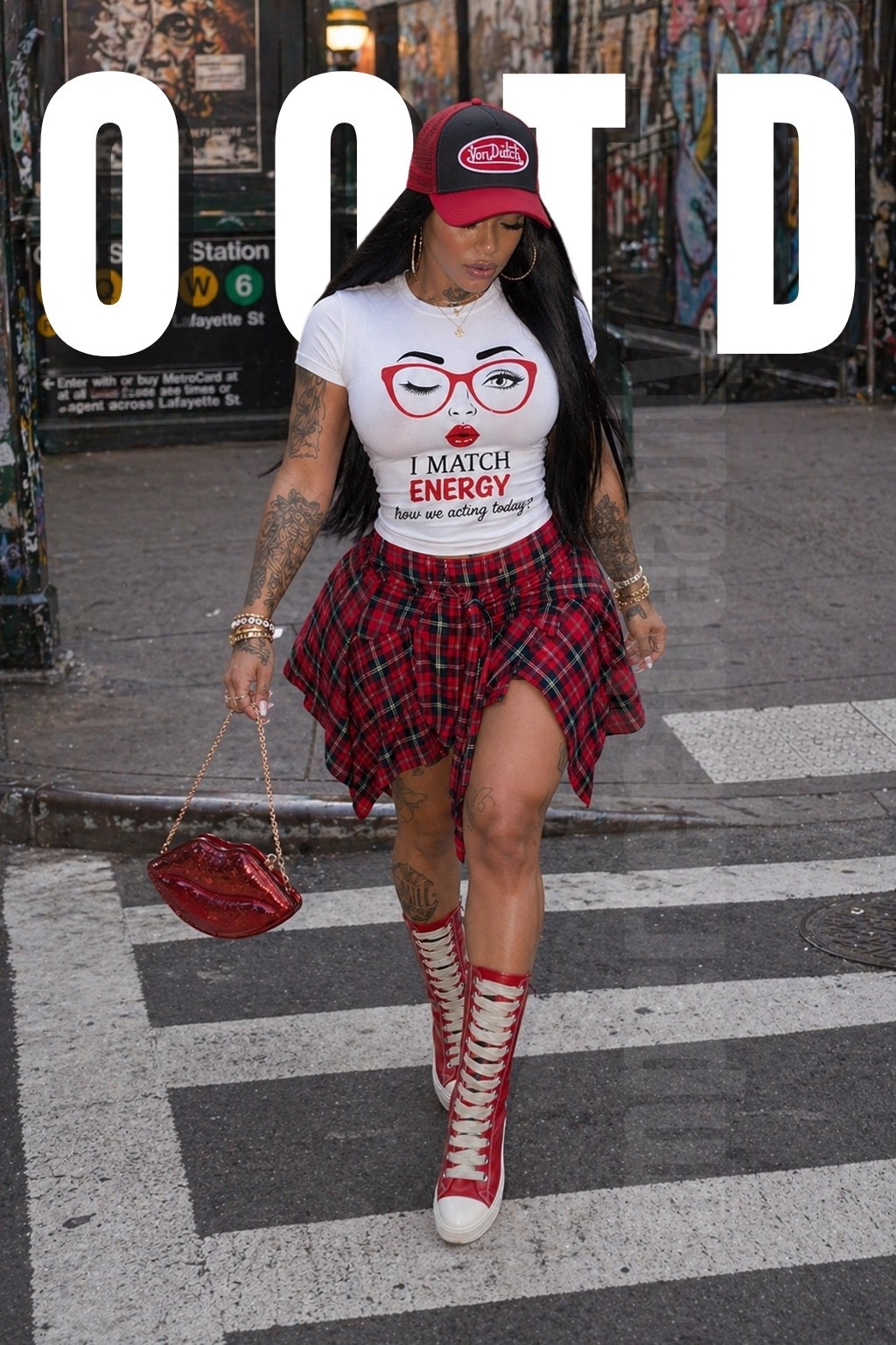 NYC Street Style Outfit | Red Boots + Plaid Skirt + Von Dutch Hat Look


street style outfit, nyc outfit inspo, red outfit ideas women, plaid skirt outfit, von dutch hat outfit, amazon fashion finds, trendy outfits 2026, casual baddie outfits, spring summer outfits women, graphic tee outfit, statement boots outfit, influencer outfits, edgy streetwear women, everyday fashion inspo, black girl fashion outfits, trendy casual outfits, viral outfit ideas, fashion nova style outfits, ltk street style, urban outfit inspo


#LTKgrwm #LTKootd #LTKdayinmylife