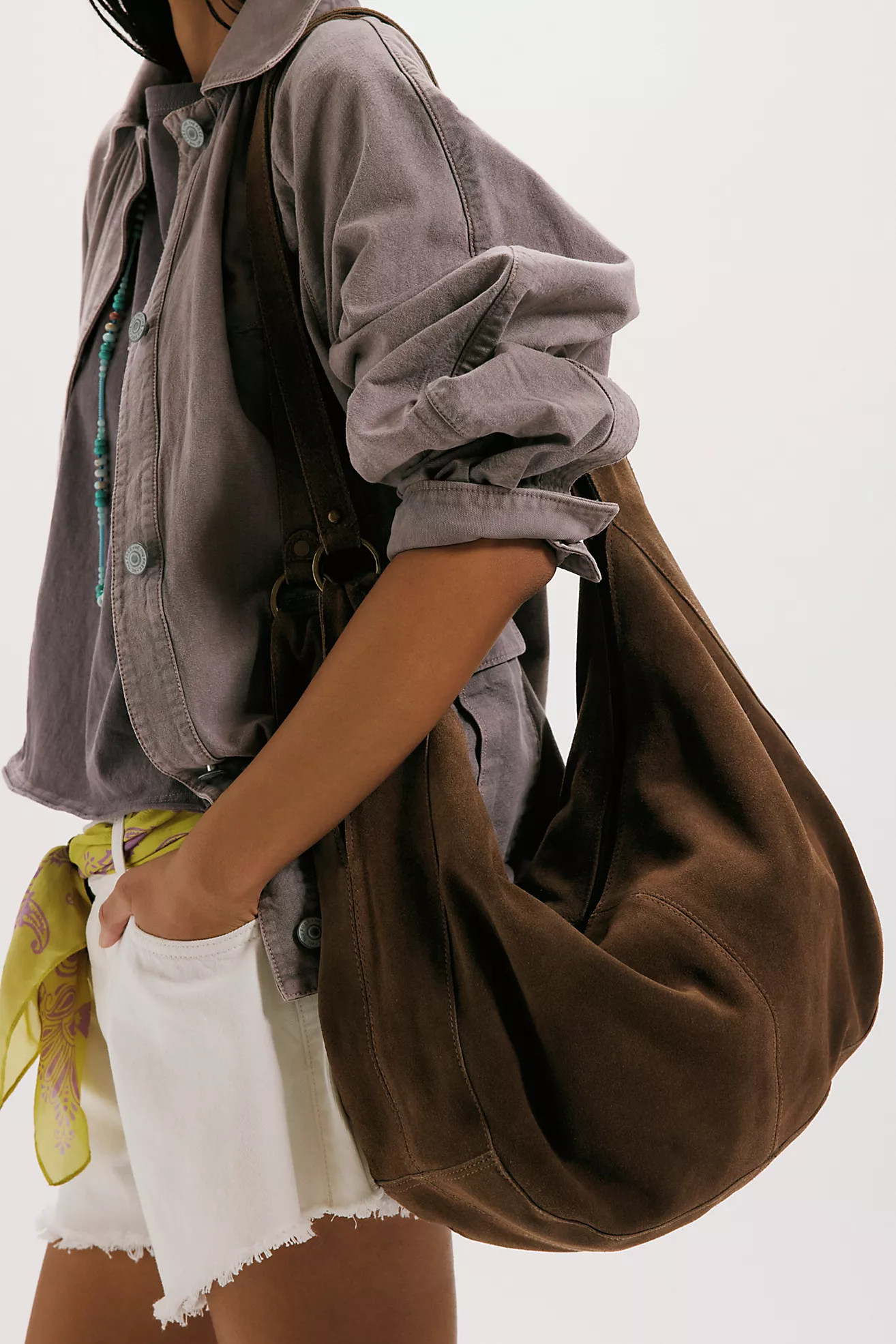 Roma Suede Tote Bag | Free People (Global - UK&FR Excluded)