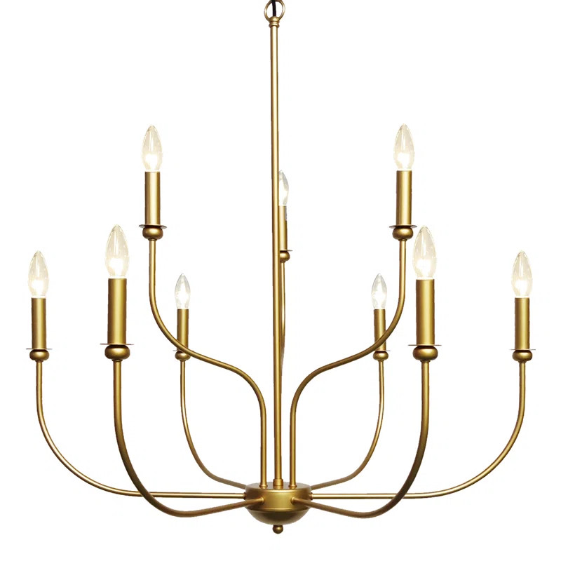 Trudeau 9 - Light Dimmable Classic / Traditional Chandelier | Wayfair North America