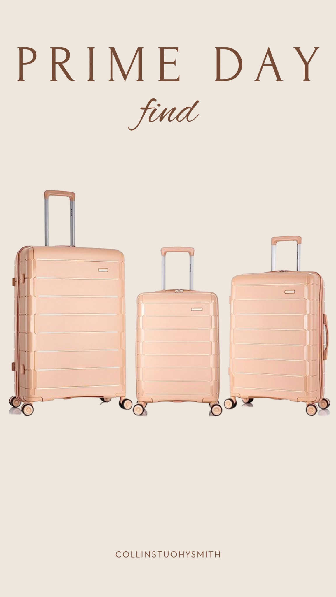 The cutest luggage on sale now!✨

#LTKunder100 #LTKsalealert #LTKxPrimeDay