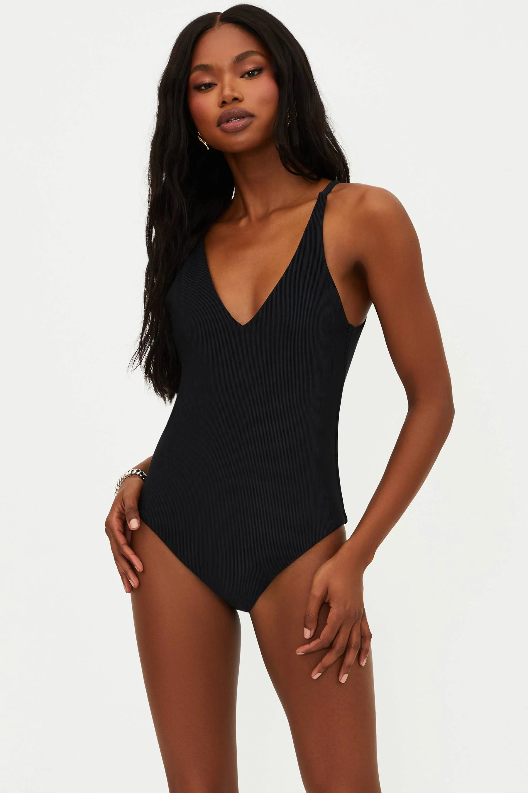 Reese Black One Piece Swimsuit | One Piece Black Swimsuit | Beach Riot | Beach Riot