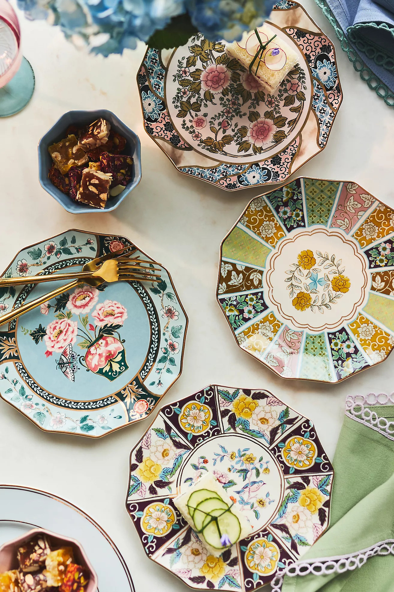 Bibi Stoneware Dessert Plate | Anthropologie (US)