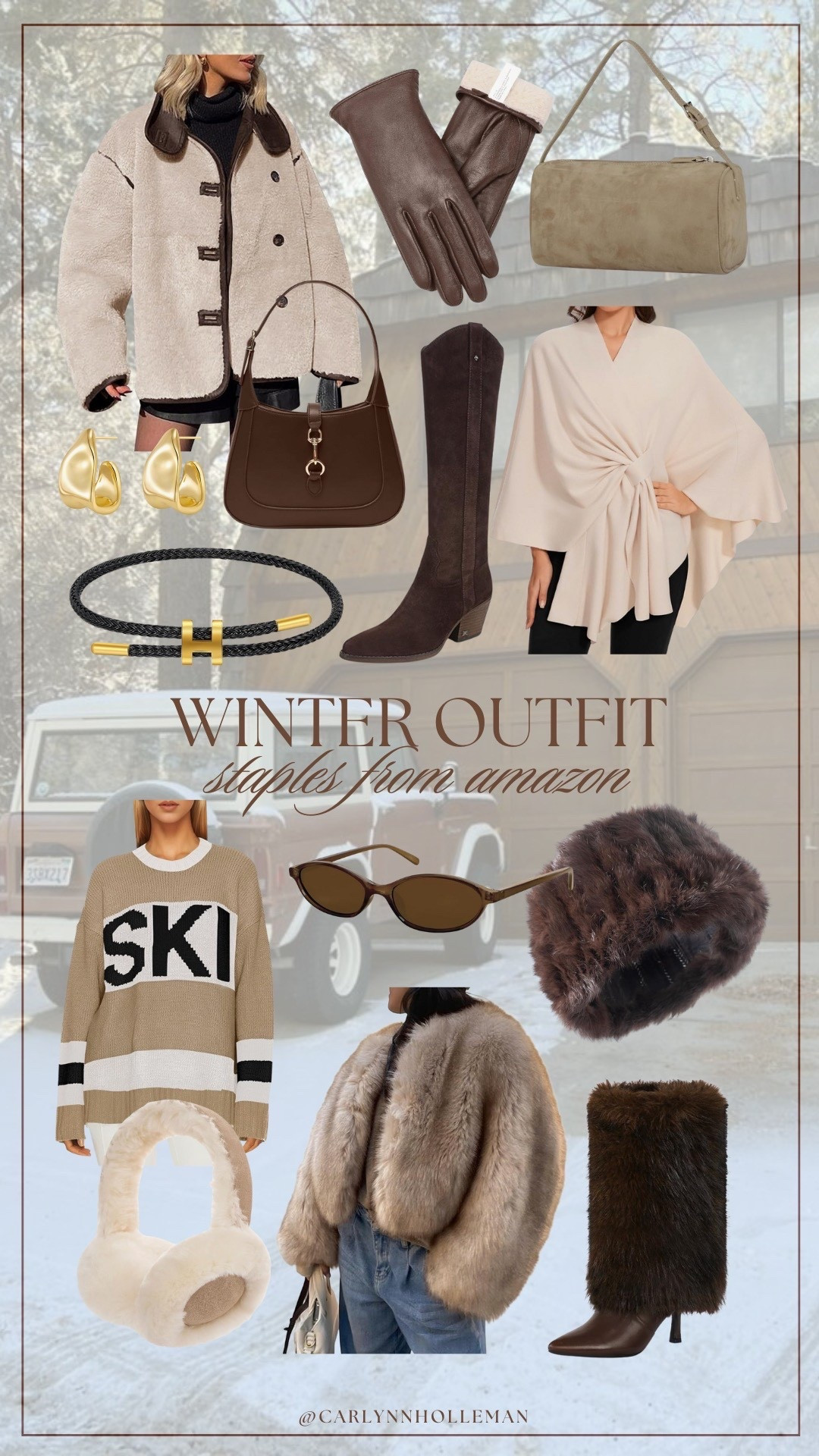 winter outfit essentials all from amazon 🤎🏔️

#LTKSeasonal