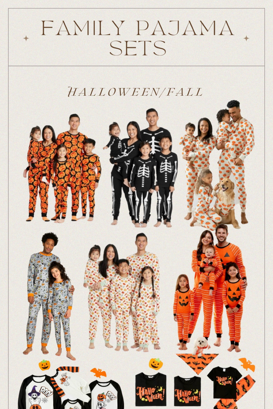 Family Pajama Sets/ Halloween Pajama Sets/ Fall Pajama Sets/ Family Pajamas/ Holiday Pajamas/ Pumpkin Pajamas 

#LTKunder50 #LTKHalloween #LTKSeasonal