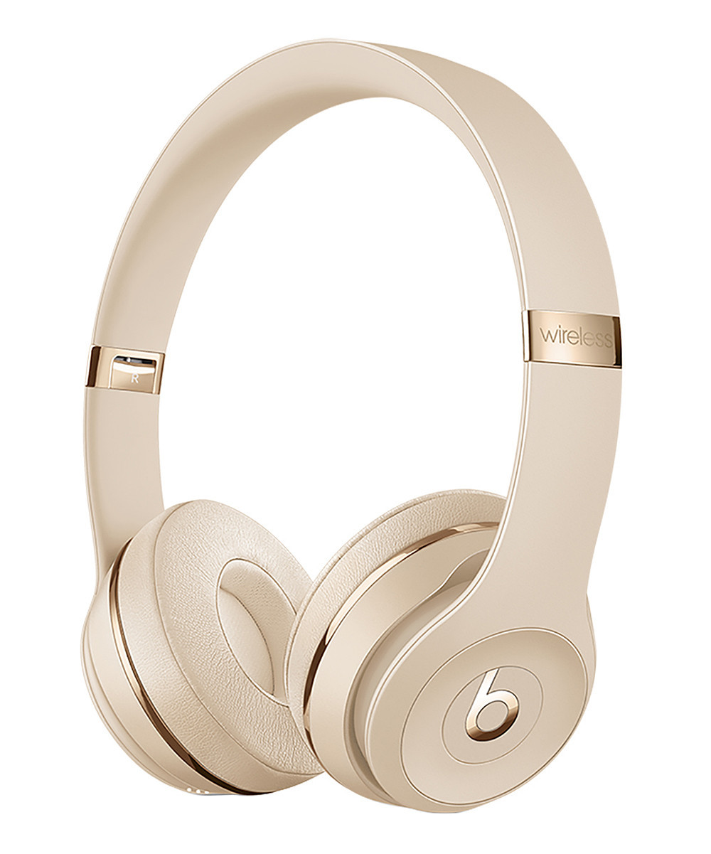 Beats by Dre Wireless Headphones Satin - Satin Gold Beats Solo3 Wireless On-Ear Headphones | Zulily