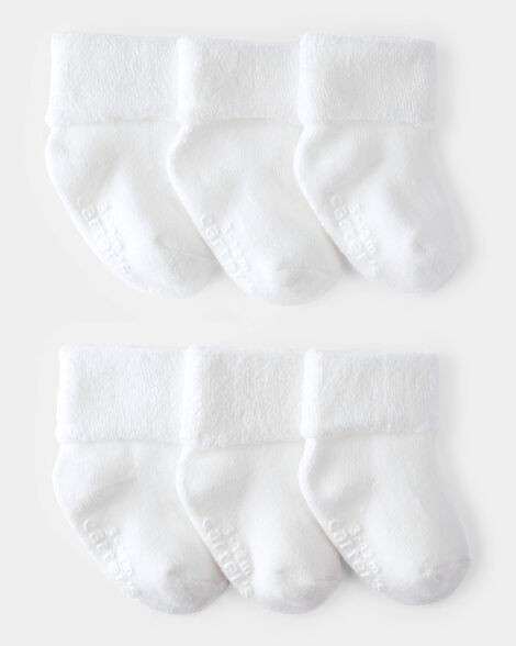 Baby 6-Pack Foldover Booties | Carter's Inc