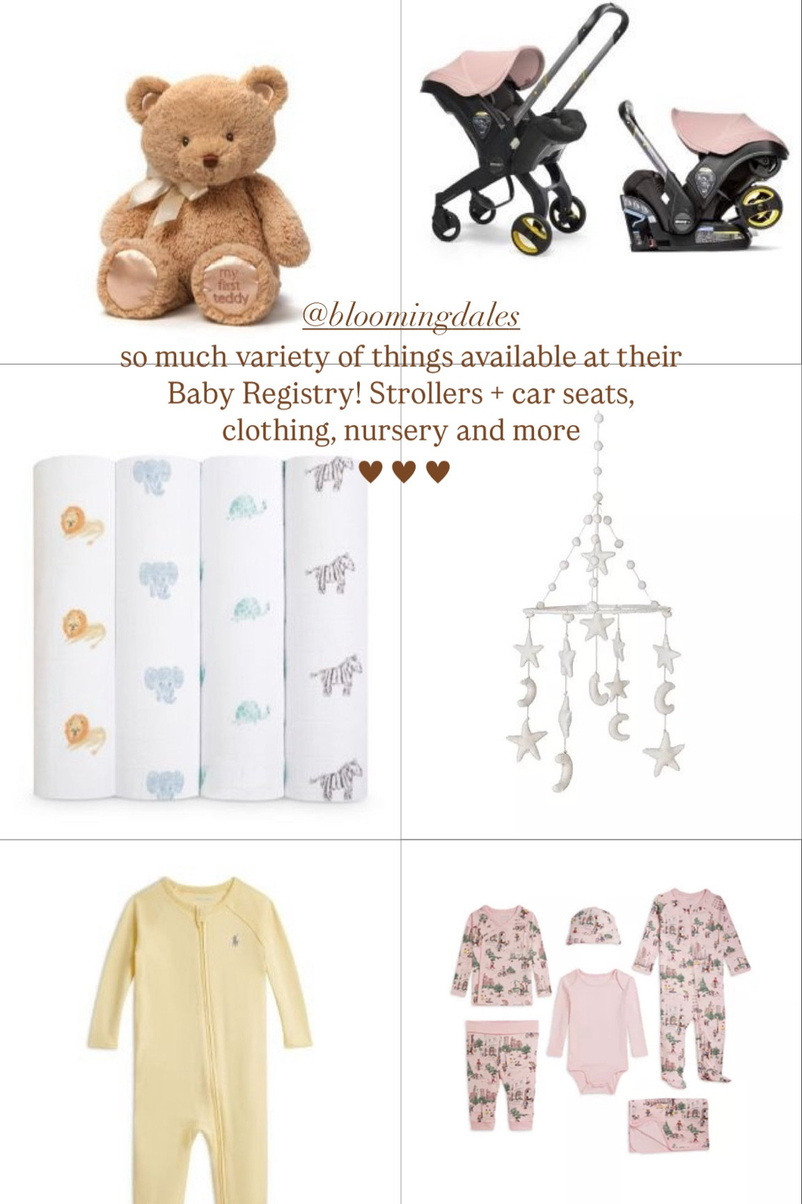 Enjoy extended return policy and access to registry experts through @bloomingdales baby registry! ✨♥️