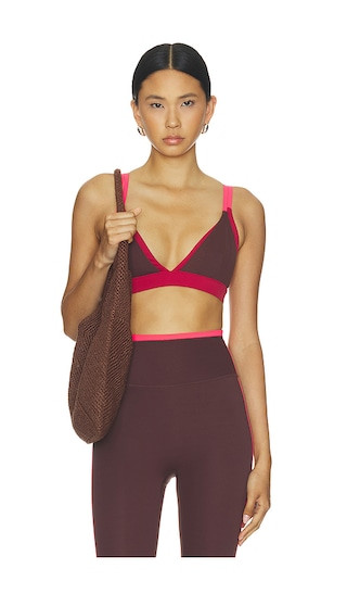 Activate Sports Bra in Mahogany & Diva Pink | Revolve Clothing (Global)