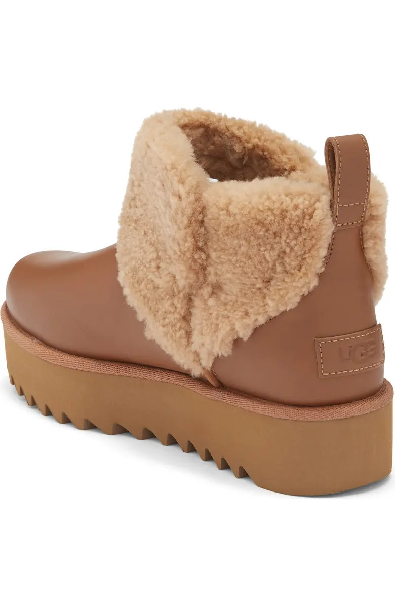 Ultra Mini Alina Curled Genuine Shearling Platform Boot (Women) | Nordstrom Rack