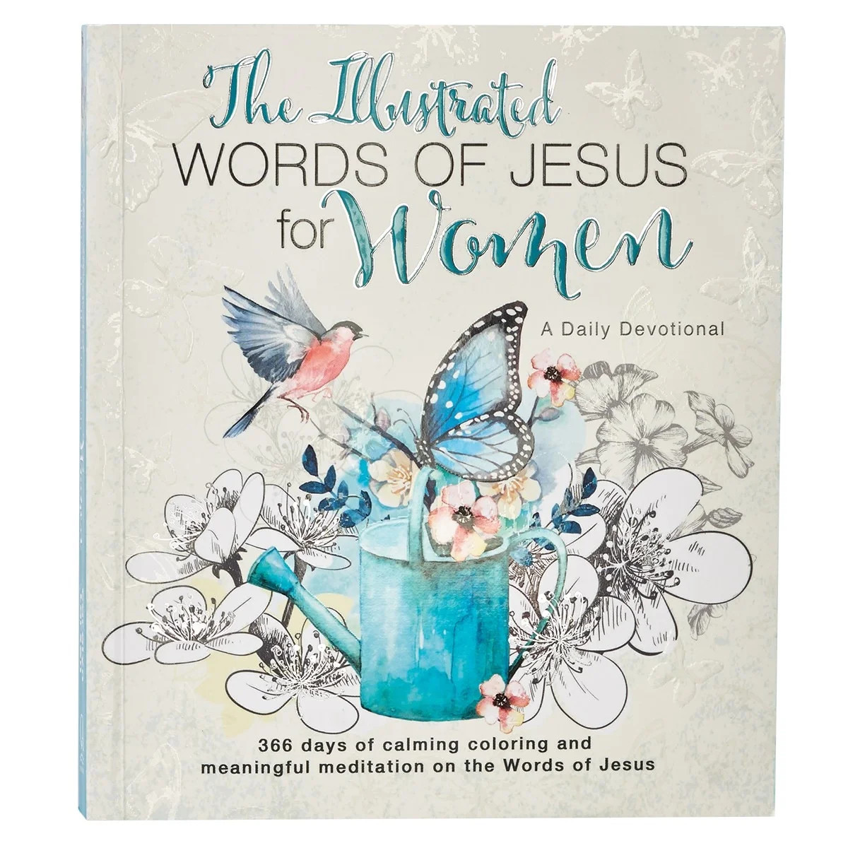 The Illustrated Words of Jesus for Women Daily Devotional - 366 Days of Calming Coloring and Mean... | Walmart (US)