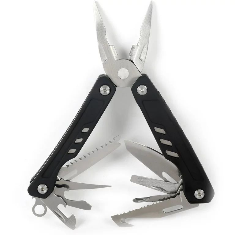 Ozark Trail 17-in-1 Multi tool, Stainless Steel, Black, Model 2119 | Walmart (US)