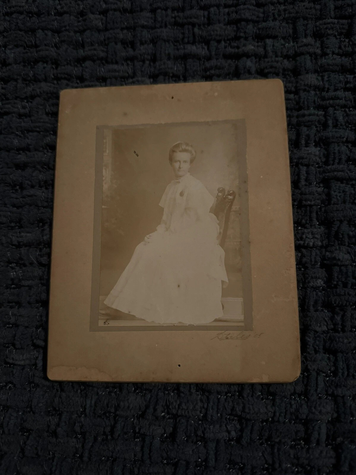 Cabinet Card Vintage Photograph Victorian Women Signed Stiles 1905 | eBay | eBay US