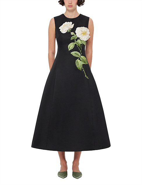 Leo Lin Cleo Embellished Sleeveless Midi Dress | David Jones | David Jones (Australia & New Zealand)