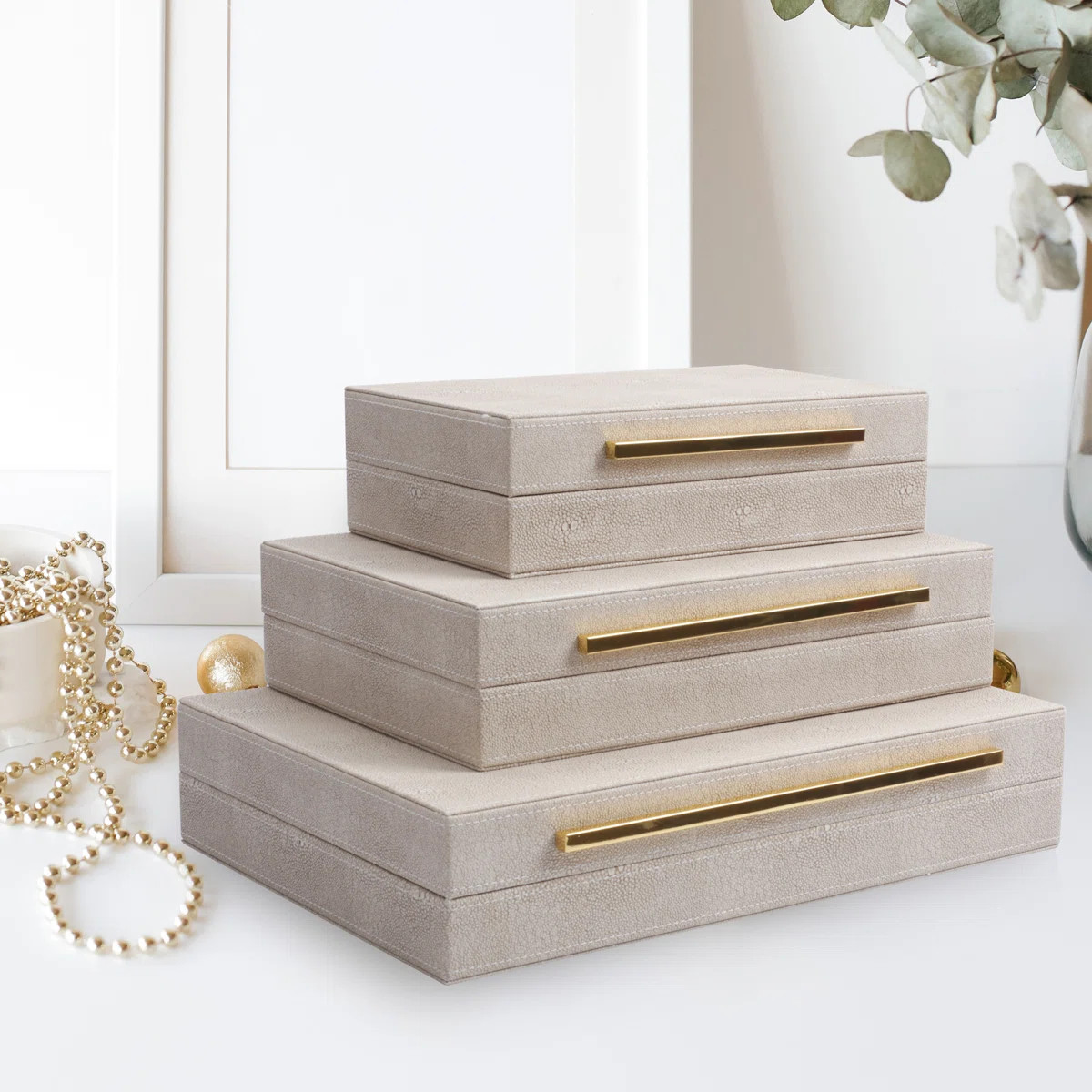 Everly Quinn 3 Piece Rectangle Decorative Box & Reviews | Wayfair | Wayfair North America