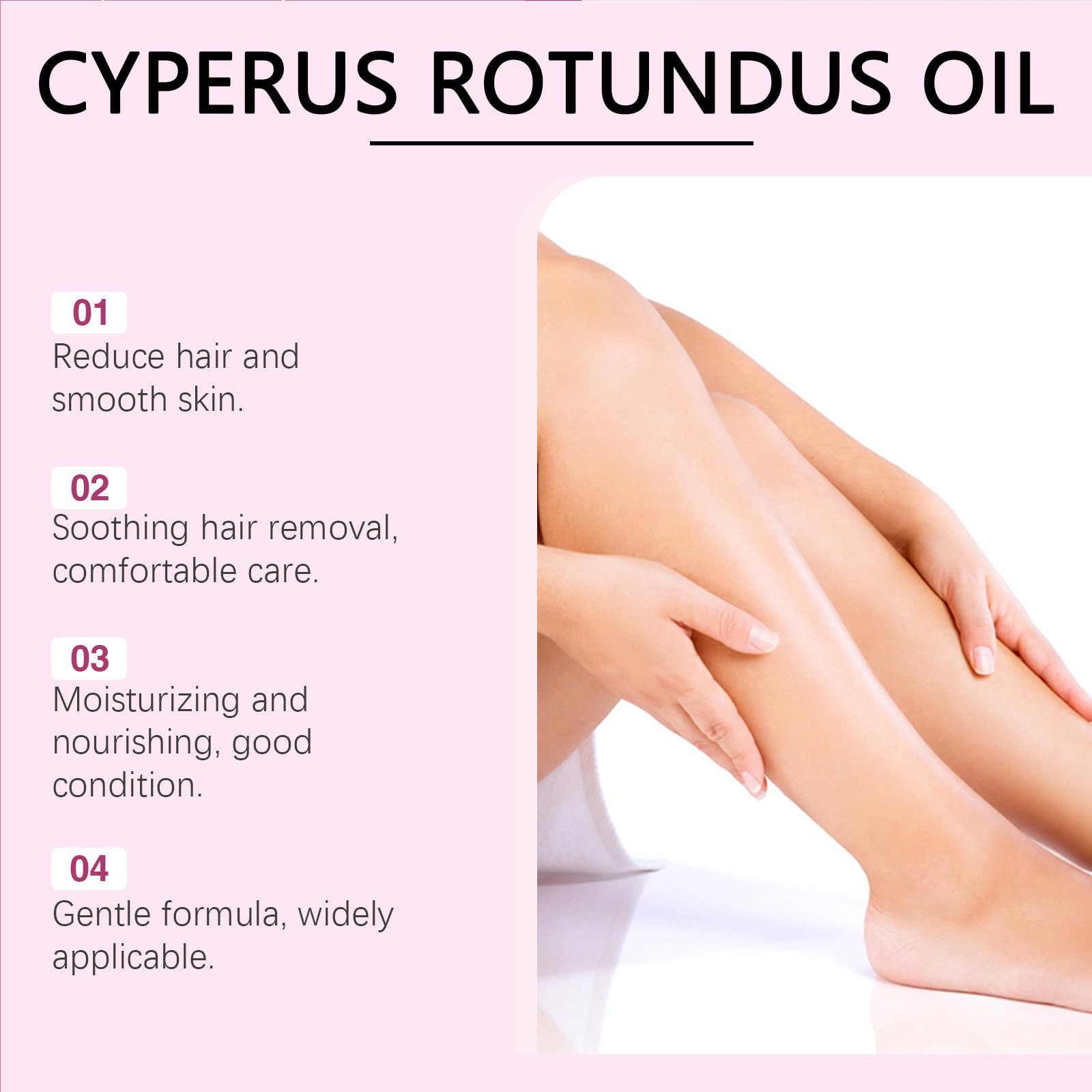 2-Pack Natural Cyperus Rotundus Oil for Hair Removal & Hair Growth Reduction - Pure Plant Extract... | Amazon (US)