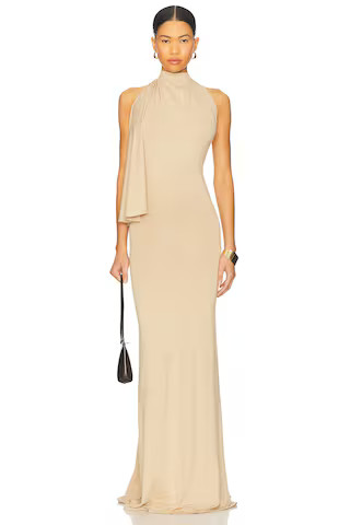 Diana Milkanova Studio Maia Dress in Beige from Revolve.com | Revolve Clothing (Global)