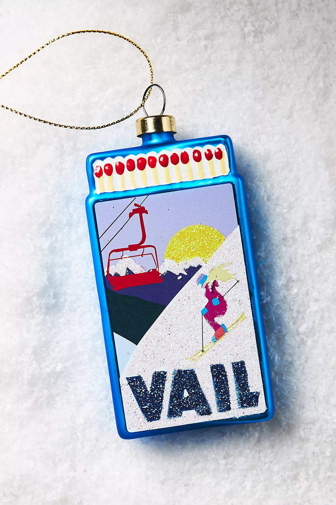 Furbish Studio Destination Matchbook Glass Ornament | Anthropologie (US)