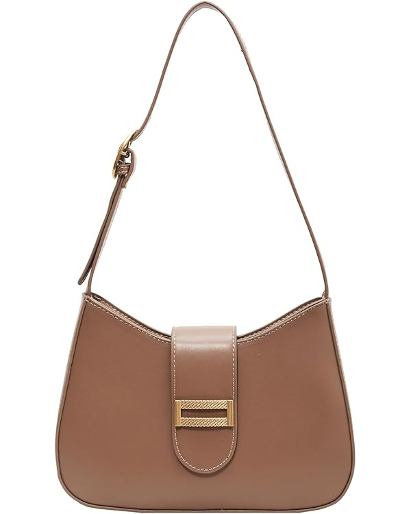 Classic Shoulder Bag,Retro Small Purse,Tote Bag for Women with Zipper Closure | Amazon (US)