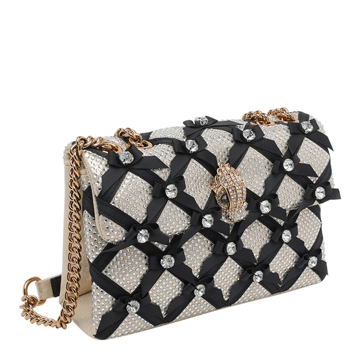 Kurt Geiger Bags Beige Polyester Crystal Glass - Women | Italist.com US