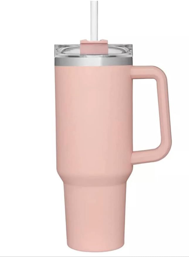 40oz tumbler with handle (Pink) | Amazon (US)