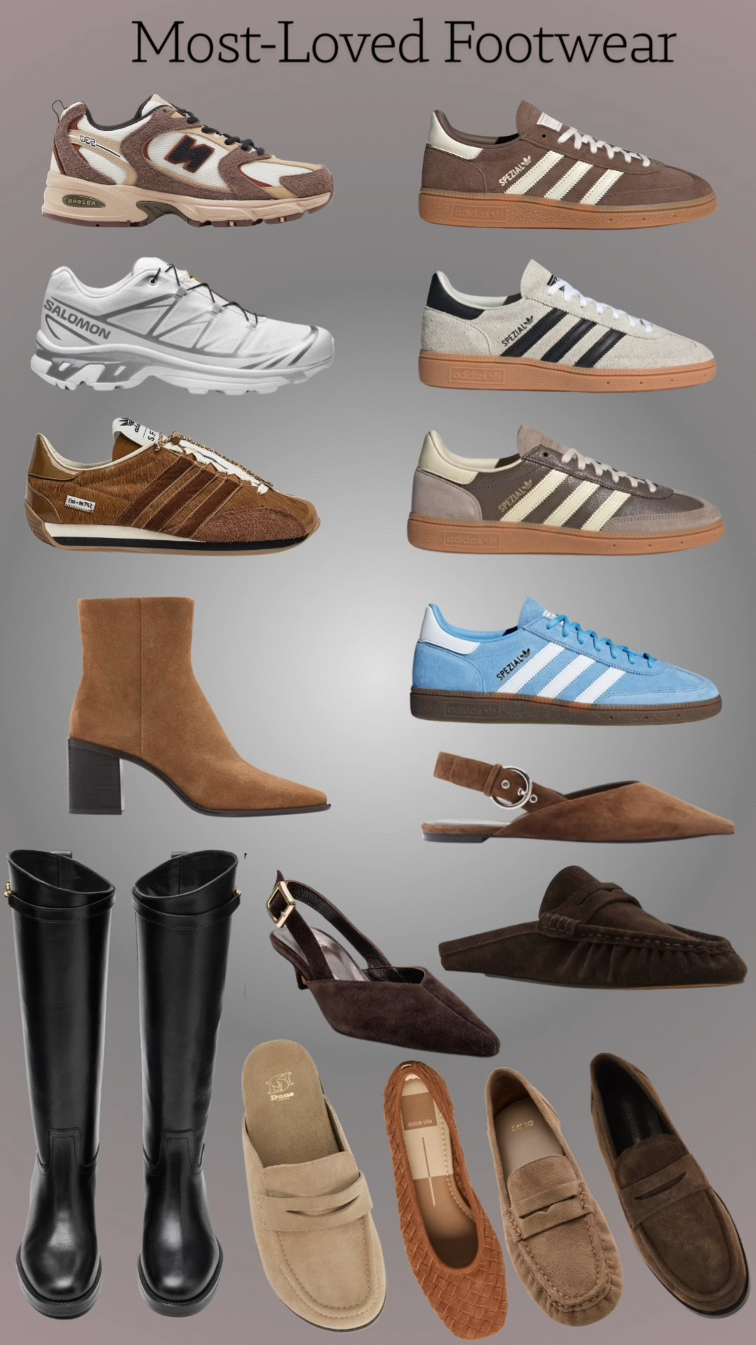 Most-loved footwear right now 🤎 From everyday sneakers and suede loafers to ankle boots and ballet flats, these are the pairs I keep reaching for this season.

#LTKautumn #LTKshoes #LTKeurope