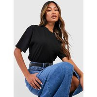 Womens Basic Oversized T-Shirt - Black - 12 | boohoo (US & Canada)
