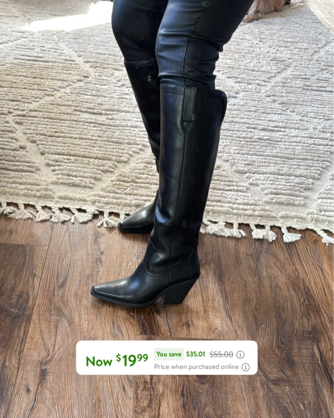 These Walmart boots are legit a 12/10!!!! SO COMFY, look expensive. I’m shocked yall truly! Fits tts

Knee high boots, Walmart fashion 

#LTKFindsUnder50 #LTKSaleAlert #LTKShoeCrush