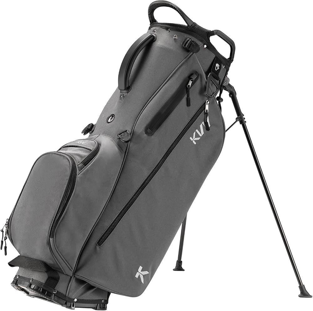 KVV Lightweight Golf Stand Bag with 7 Way Full-Length Dividers, 5 Zippered Pockets, Automatically... | Amazon (US)
