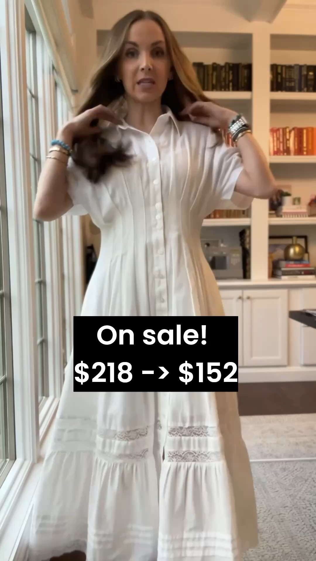 This gorgeous white dress is on sale @Anthropologie! Runs TTS!

#LTKgrwm