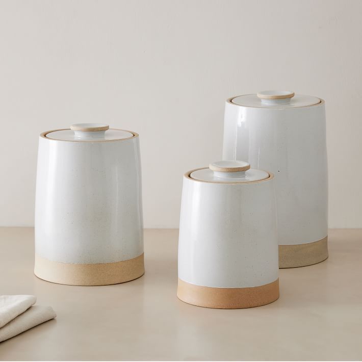 Mill Stoneware Kitchen Canisters | West Elm (US)