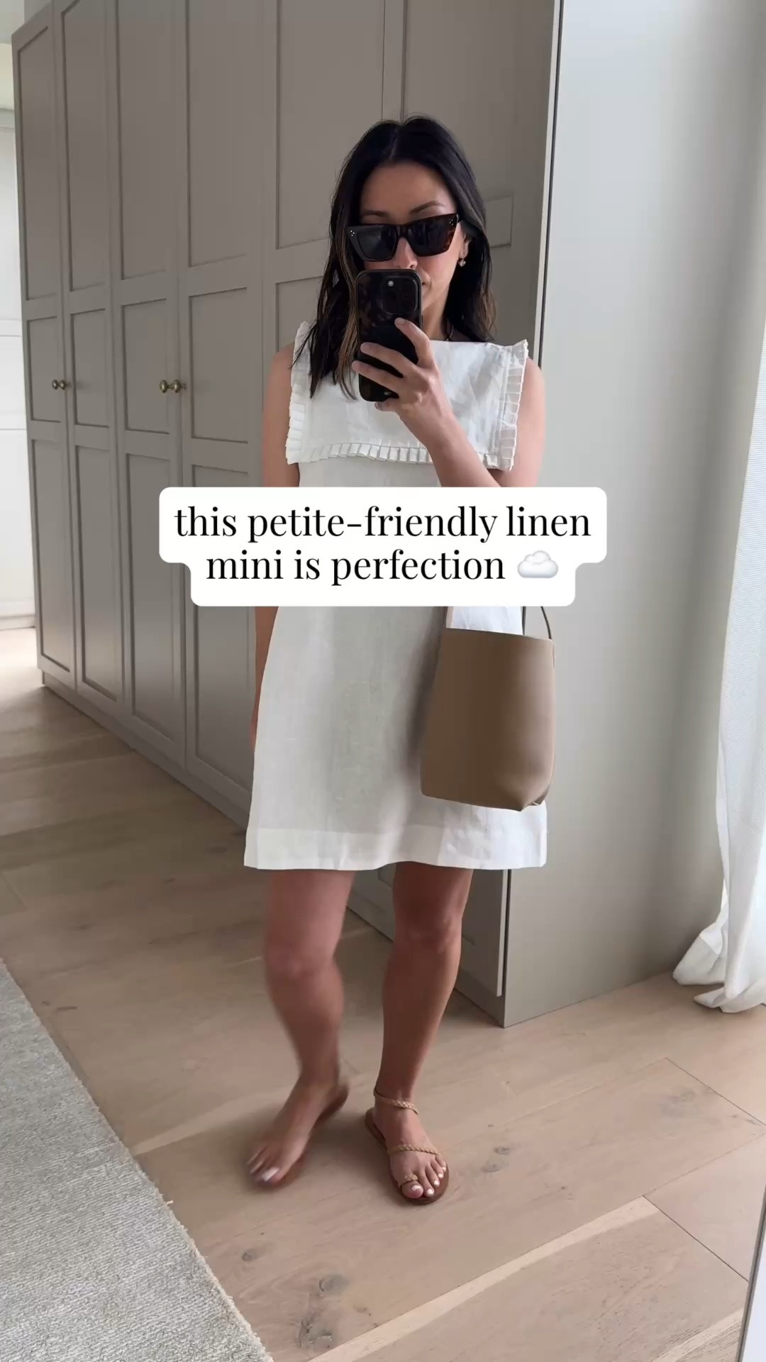 Shopping by color makes the sandwich method so much easier. this linen mini is petite-friendly & so versatile. 

Linen mini dress xs
Ancient Greek sandals 35
The Row tote small
Celine sunglasses
Electric Picks earrings
Dorsey James necklace 15”

summer outfits, summer style, summer dresses, petite style

#LTKPetite #LTKootd #LTKSeasonal