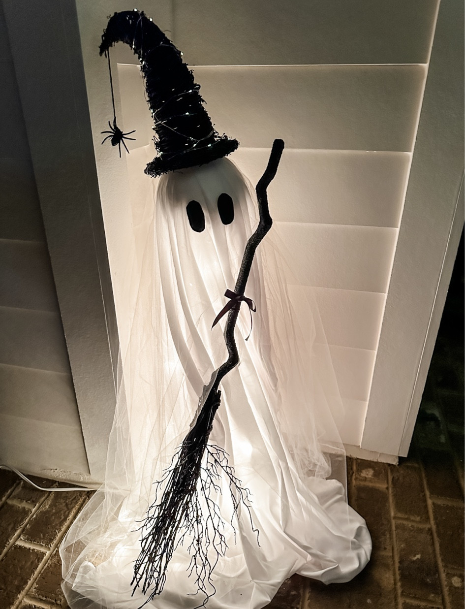 DIY light up ghost witch supplies perfect for Halloween porch decor!

#LTKSeasonal #LTKHome