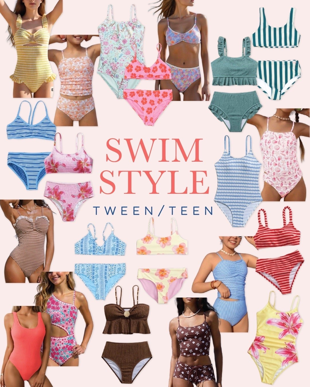 All the swim styles teens + tweens are loving right now. Perfect for pool hangs, beach days, and everything in between.

#TeenSwimwear #TweenSwimwear #SummerStyle

#LTKmomlife #LTKKids #LTKSwim